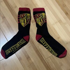 Gryffindor Black and Red Crew Socks